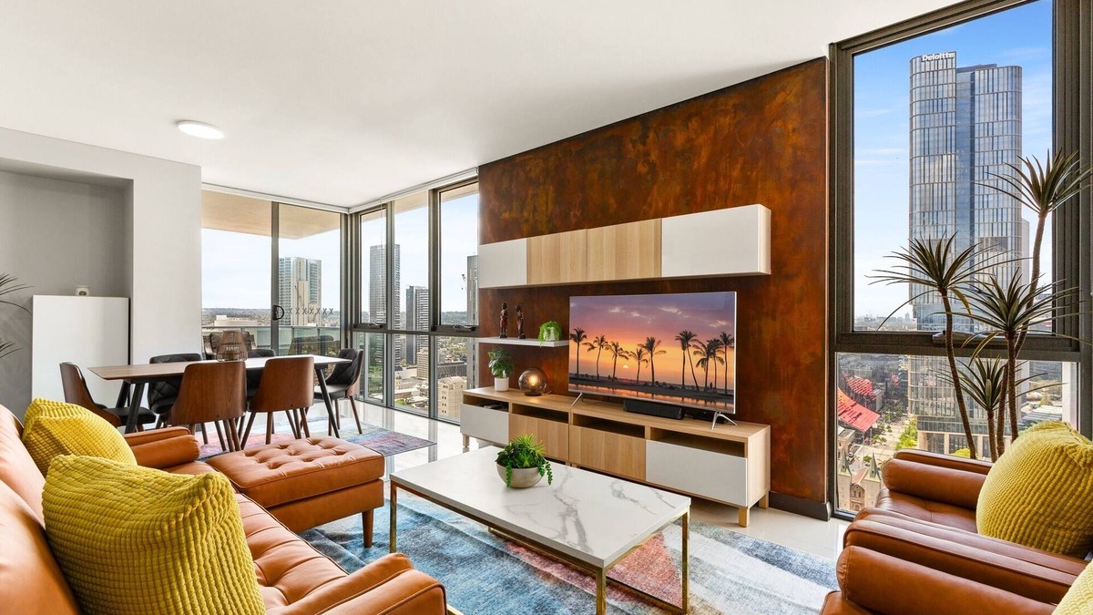 Parramatta CBD Apartment | Central 2-Bed with Parking & Stunning Views