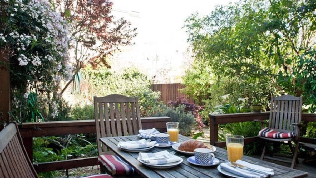 Castro District Apartment | Central Castro 2BR w/Private Deck, Garden and Laundry- NO STAIRS!
