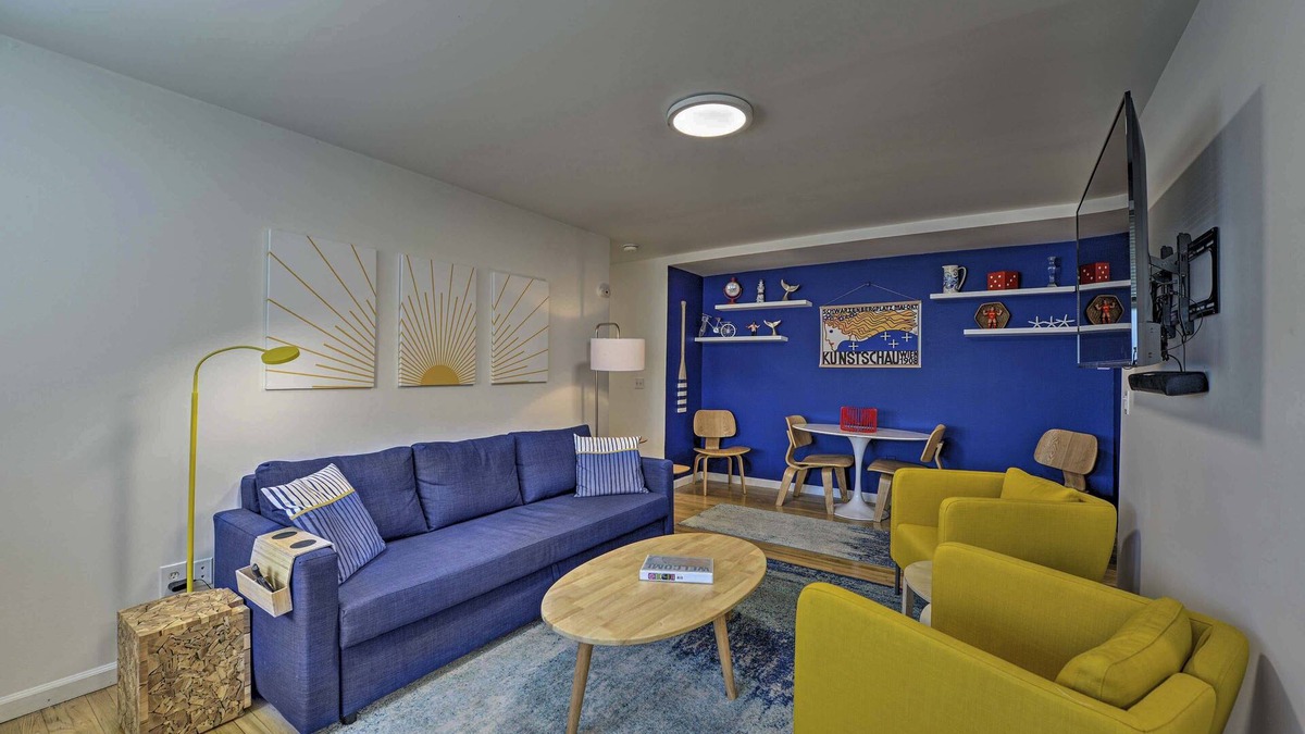 Asbury Park Condo | Central & Contemporary NJ Condo: Steps to Shore!