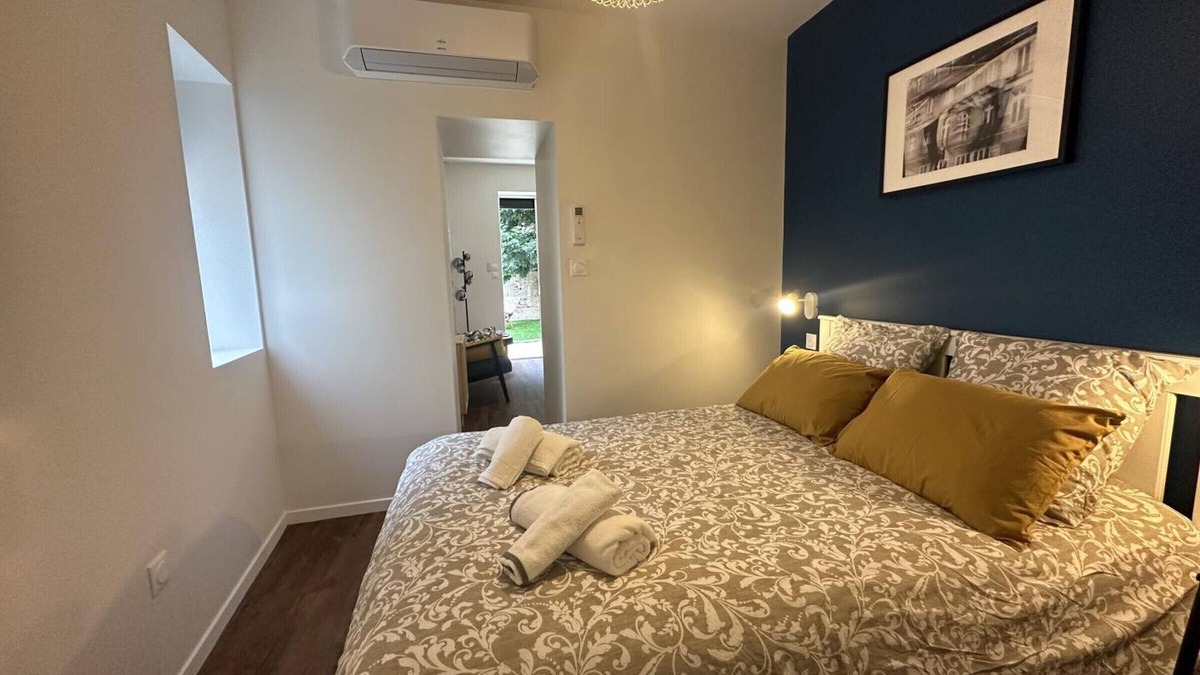 Moulins Cottage | Central Moulins Retreat with Private Terrace and Modern Comforts