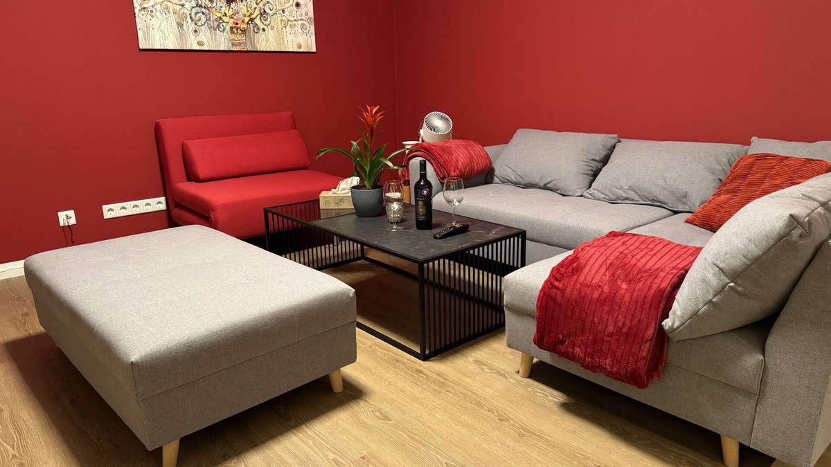Ludwigshafen Apartment | Central Suite, 2 Bed Rooms, fully equipped kitchen, Living Room, Netflix, Balkon