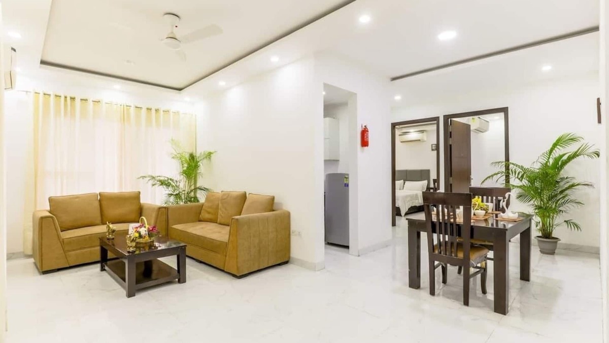 Gurugram Apartment | Central Stay, Medical Ease 2BHK