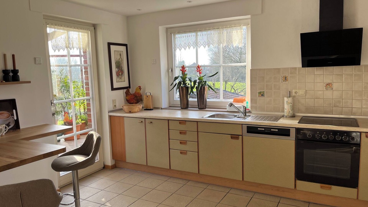Albersloh Apartment | Centrally located, quiet vacation apartment with conservatory and view of the Werse