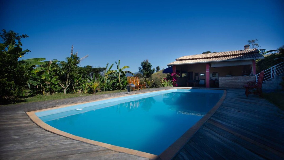 Pouso Alegre House | Chácara confortável c piscina e lazer - Extrema/MG