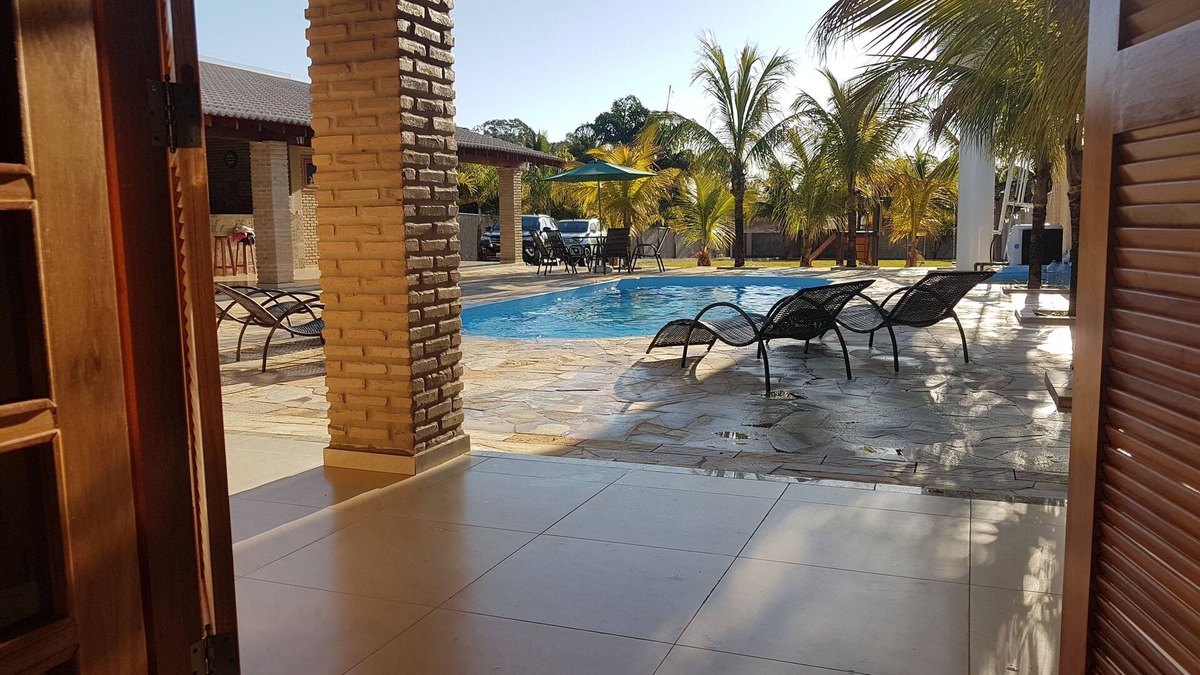 Olimpia House | Chácara Recanto Dos Pássaros 03 With Heated Pool