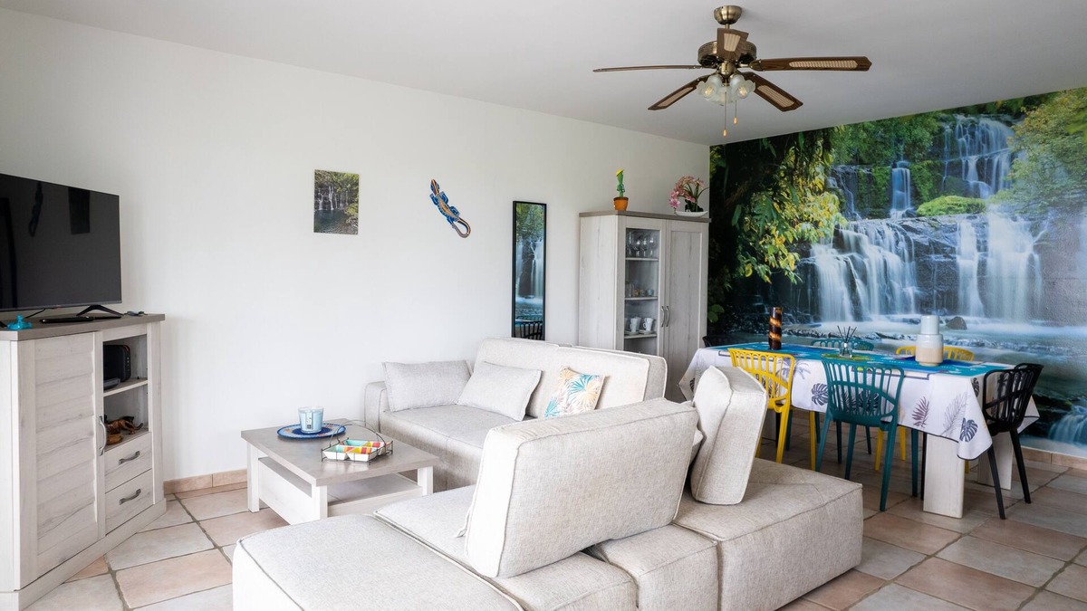 Petite-Ile House | Ch'ti Kaz Bleue - Maison avec vue mer