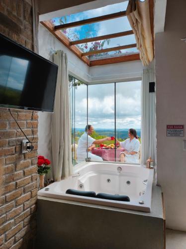 Serra de Sao Bento Ski Chalet | Chalé Formoso - Chalé Romântico com Hidromassagem
