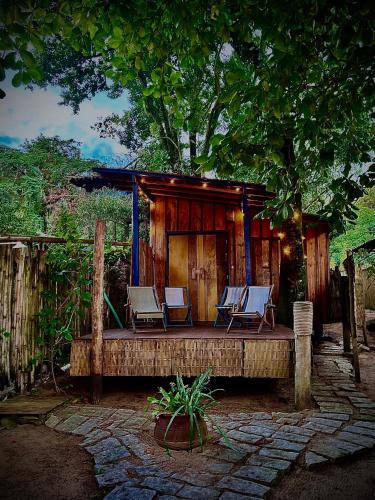Ilhabela House | Chalé Pau D’Alho - Pé na Areia - Curral, Ilhabela