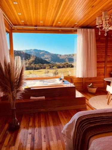 Rancho Queimado Ski Chalet | Chalé Romântico com jacuzzi e café da manhã em Rancho Queimado
