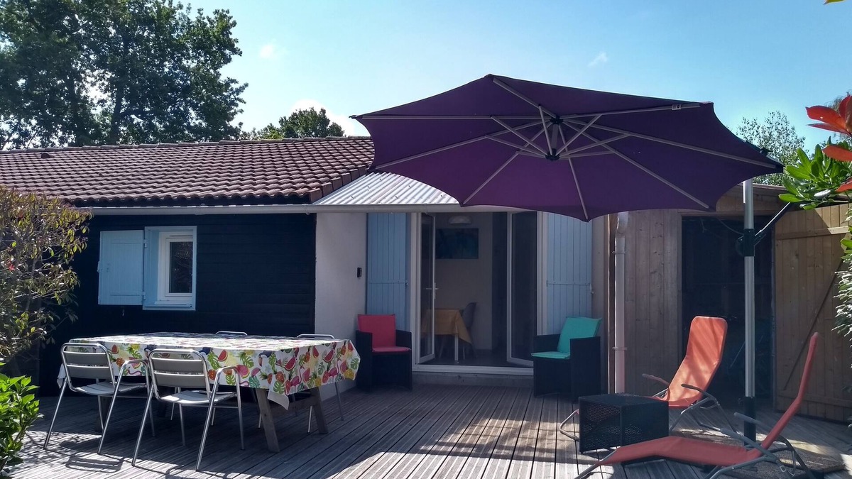 Hourtin Port Ski Chalet | Chalet 4/5 people with swimming pool