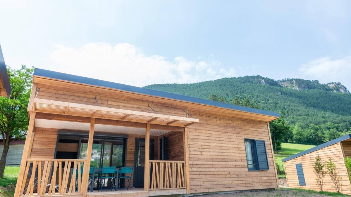 Saint-Bauzile House | Chalet 6/8 people - Camping Les Berges du Bramont