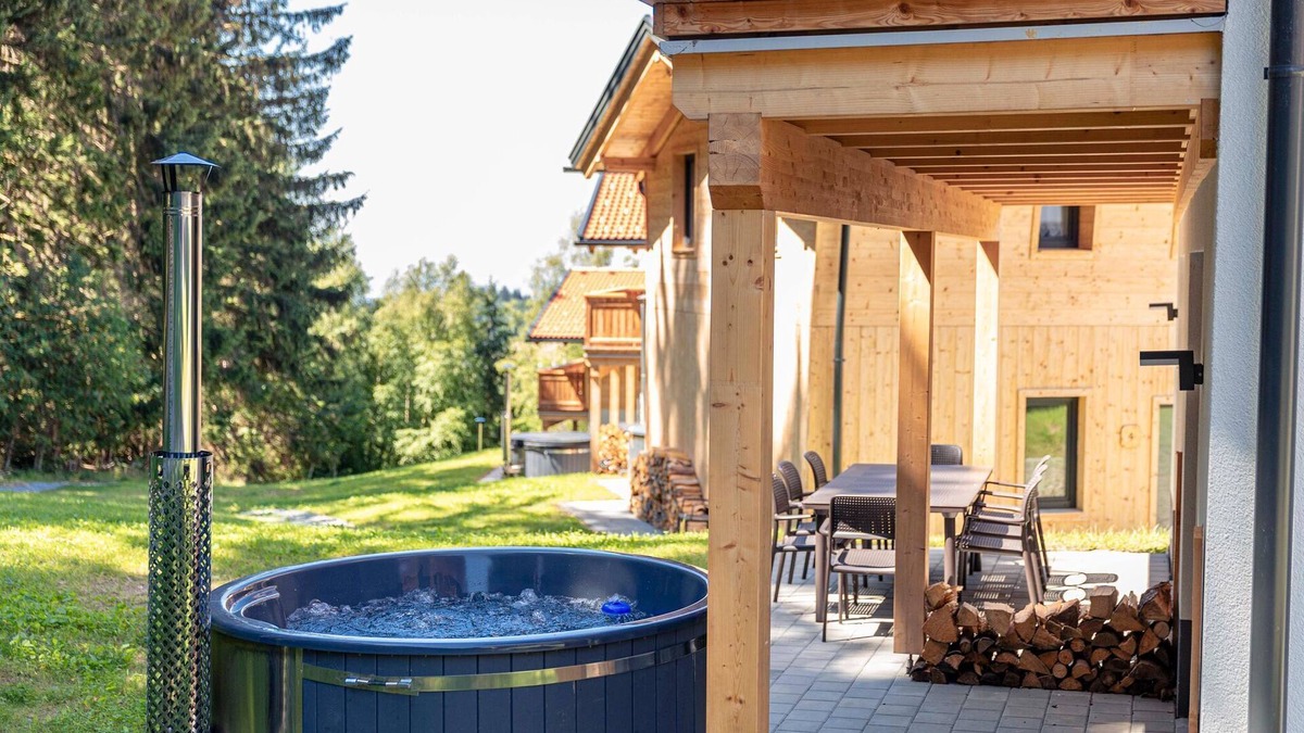 Sankt Englmar Ski Chalet | Chalet Arber in St.Englmar with its own HotTube