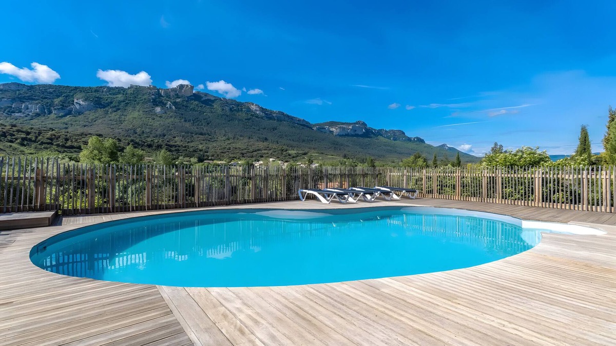 Rouffiac-des-Corbieres Ski Chalet | Chalet 'Corbieres' with Mountain View, Shared Pool and Private Terrace