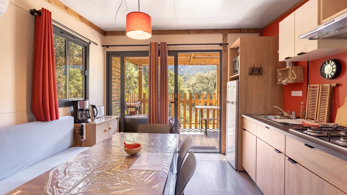 Rouffiac-des-Corbieres House | Chalet 'Canada' with Mountain View, Shared Pool and Private Garden