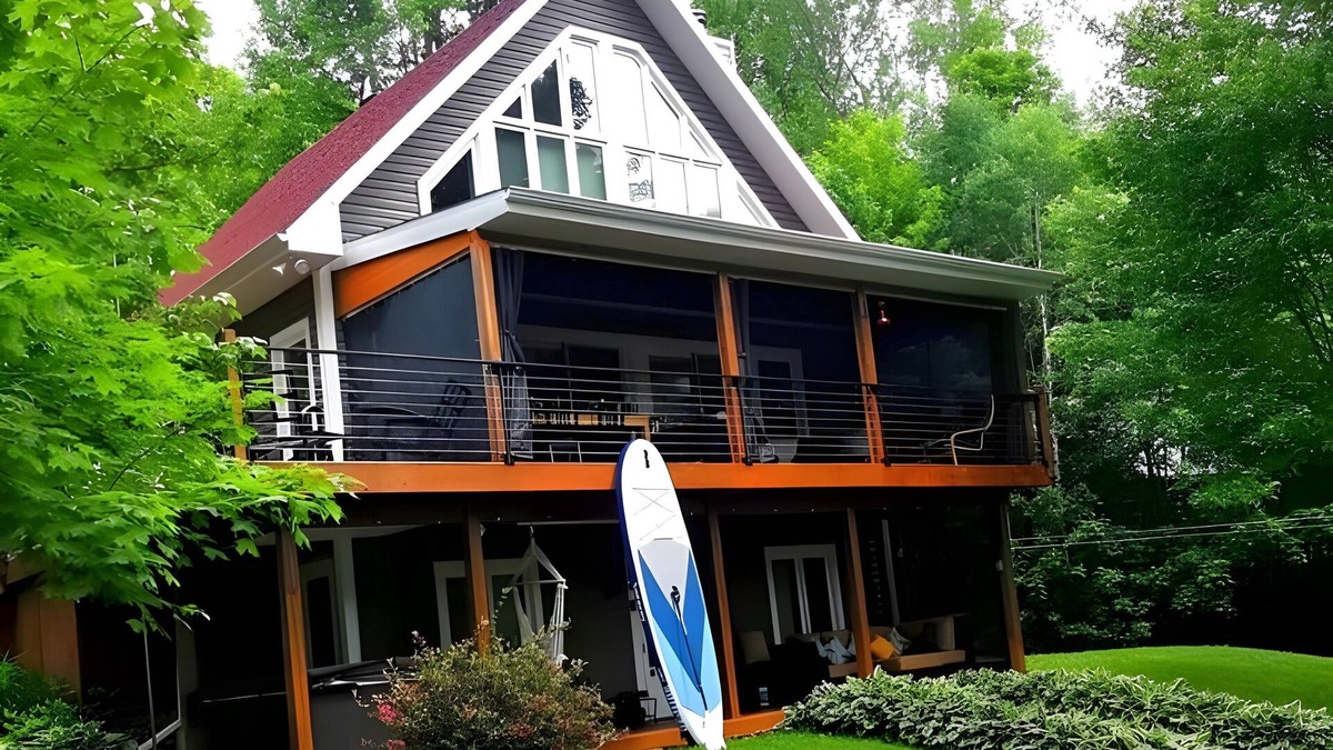 Mauricie Ski Chalet | Chalet de luxe Équinoxe - waterfront with Spa