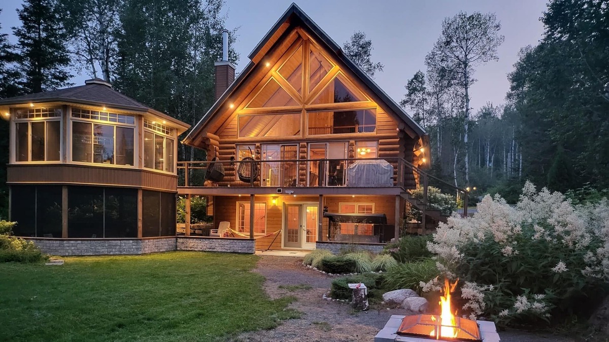 Peribonka Ski Chalet | Chalet de Rêve à Péribonka Avec spa