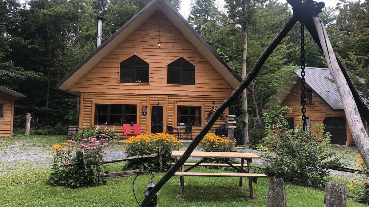Sainte-Marie Ski Chalet | CHALET EN BOIS ROND