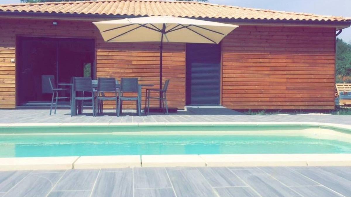 Saint-Hilaire-d'Estissac House | Chalet 8 people countryside in Périgord Swimming pool
