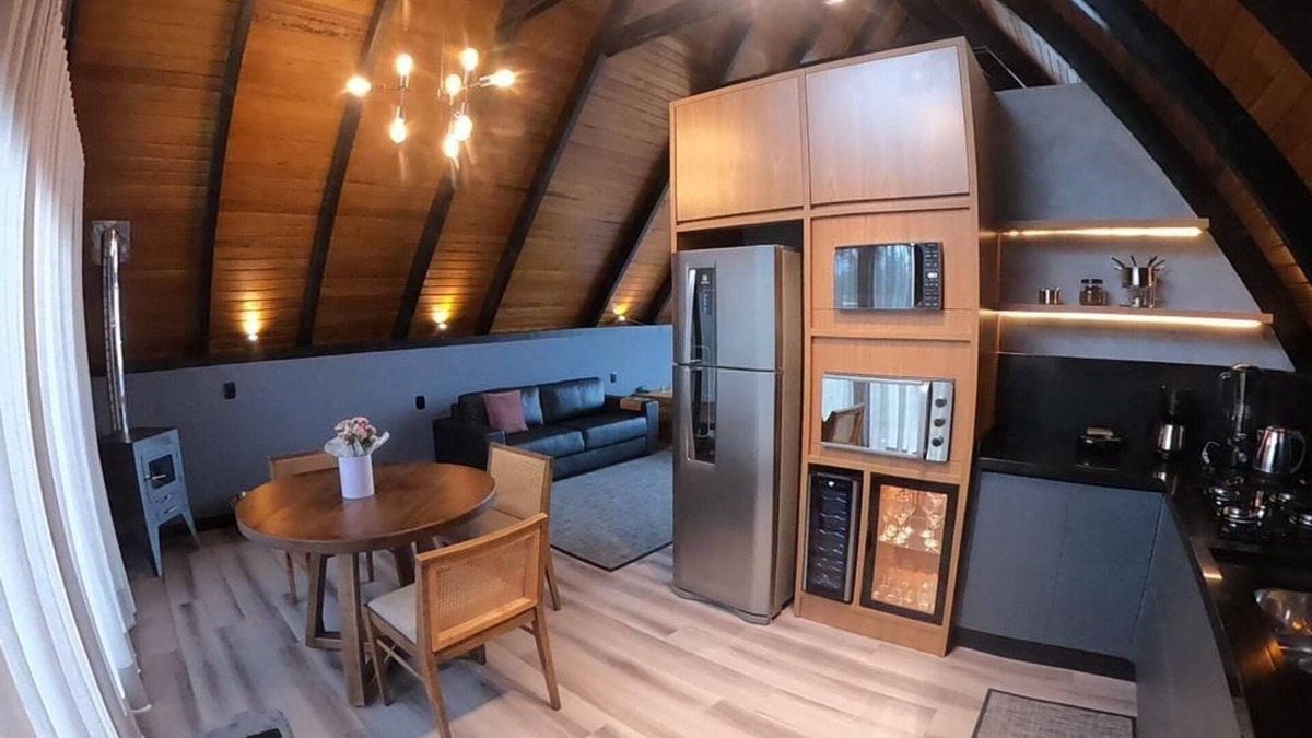 Sao Bento do Sul Ski Chalet | Chalet in the mountains Hidro Fireplace Sensational view