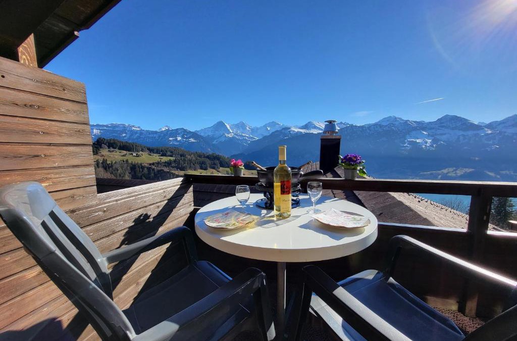 Beatenberg Apartment | Chalet Lilo 2 Zimmer top mountain view