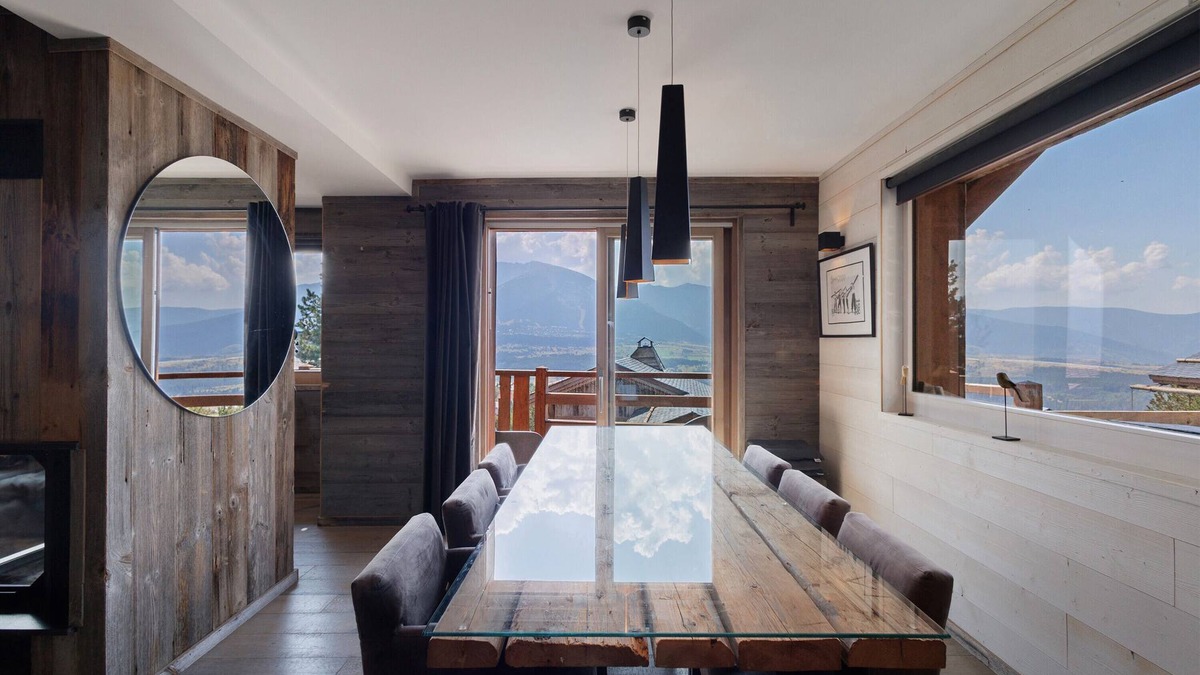 Superbolquere Ski Chalet | Chalet 'Vista - Bolquère' with Mountain View, Private Terrace and Wi-Fi