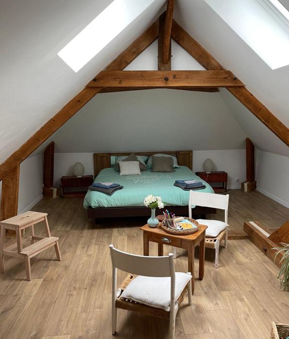 Freneuse Bed & Breakfast | Chambre ambiance campagne chic