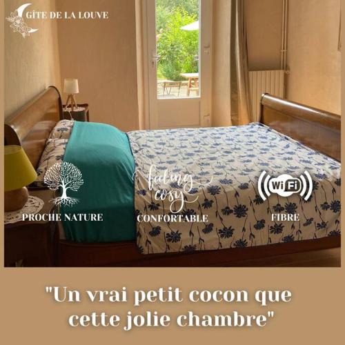 Fougax-et-Barrineuf House | Chambre double cosy - Gîte de la Louve