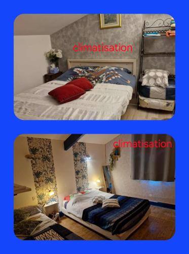 Gontaud House | CHAMBRE MANSARDEE VELUX 1 à 4p A62 sortie 6 ou 6 1