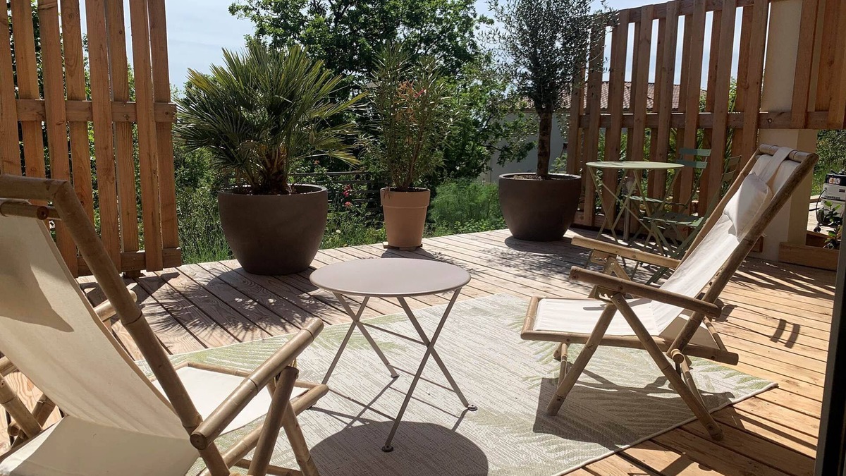 Labastide-Marnhac Villa | Chambre Terrasse Romarin 2 Personnes
