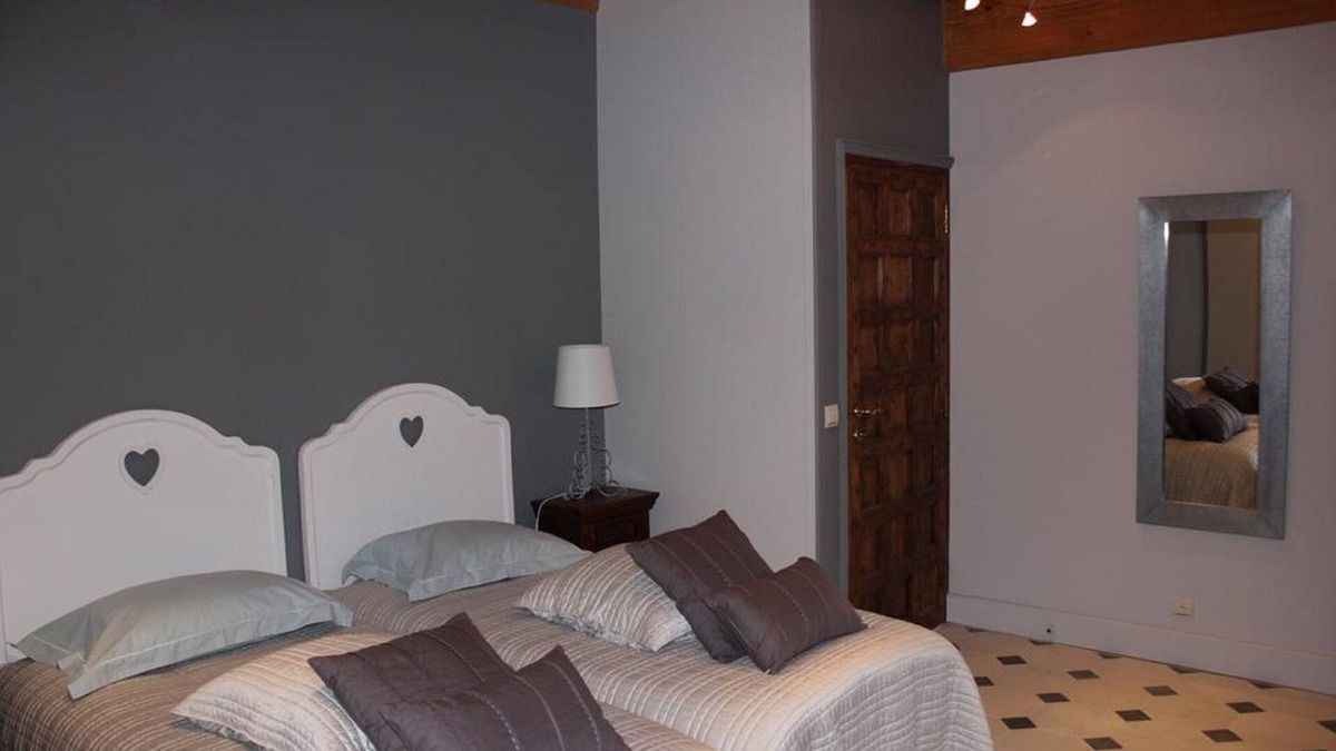 Tendu Bed & Breakfast | chambre twin avec vue sur parc