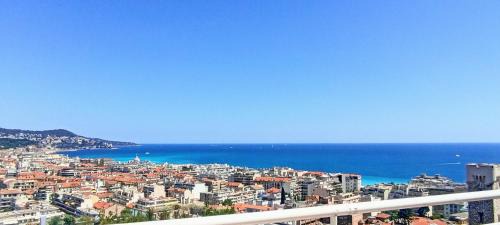 Les Baumettes House | Chambre vue Nice & mer