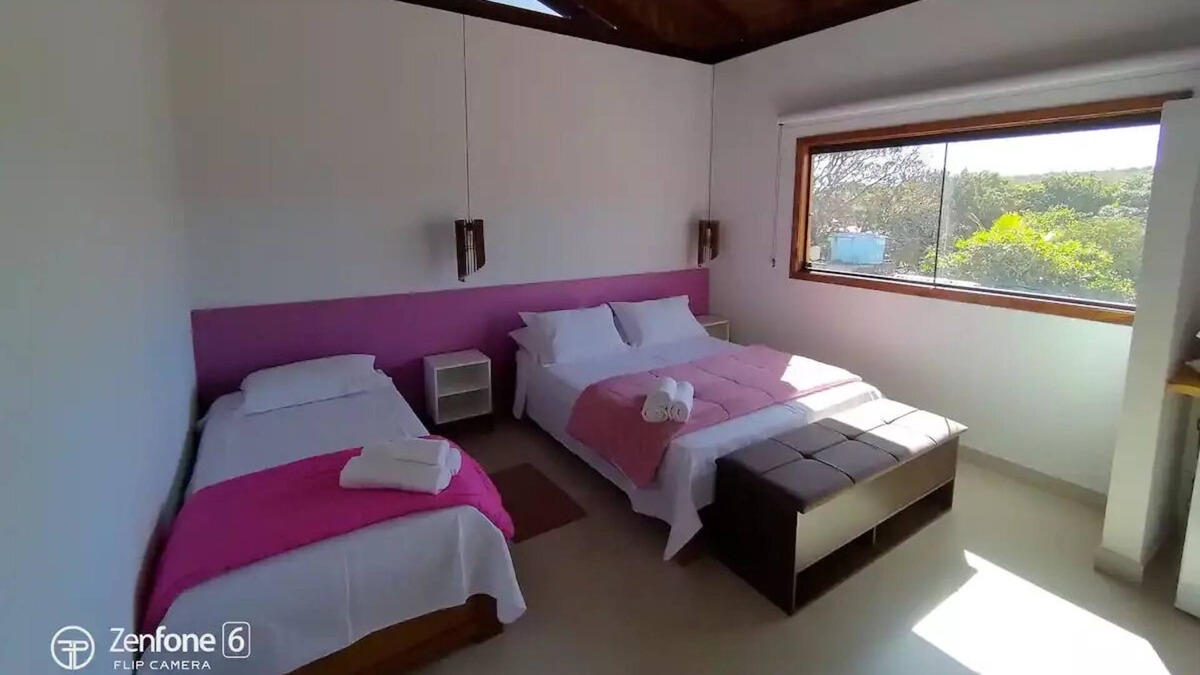 Sao Jorge Apartment | Chapada dos Veadeiros-tronco do Ipê-suíte Rosa - Até 2 Pessoas
