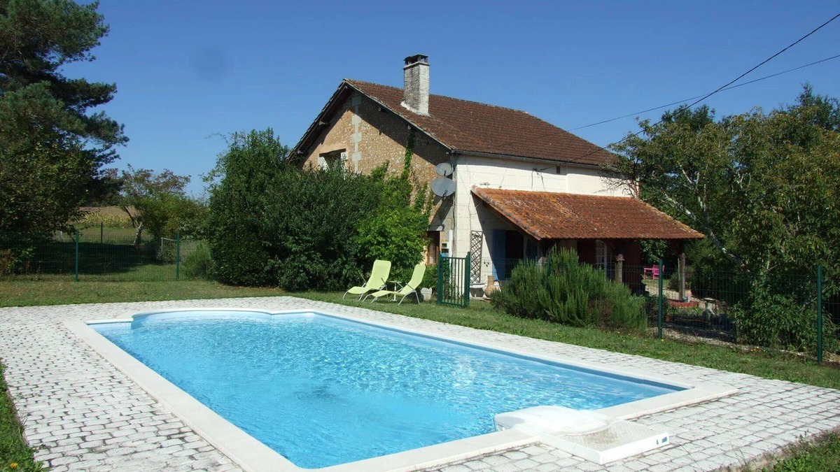 Les Essards House | Character house, with private salt water pool & views over the countryside.