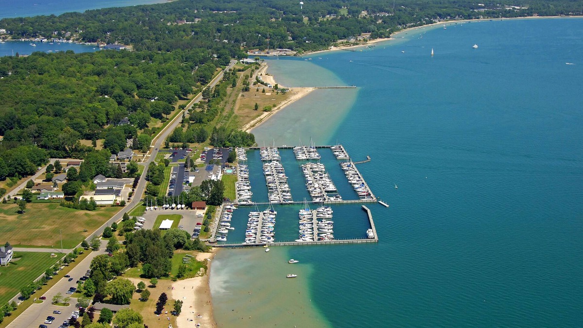 Charlevoix Boat Rental | Charlevoix Boat Slip in Premium Location with fantastic views