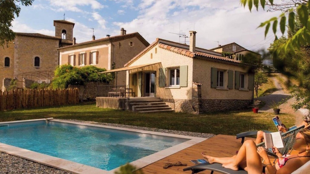 Rochecolombe House | Charmante Maison Avec Piscine au Calme Ardèche Sud