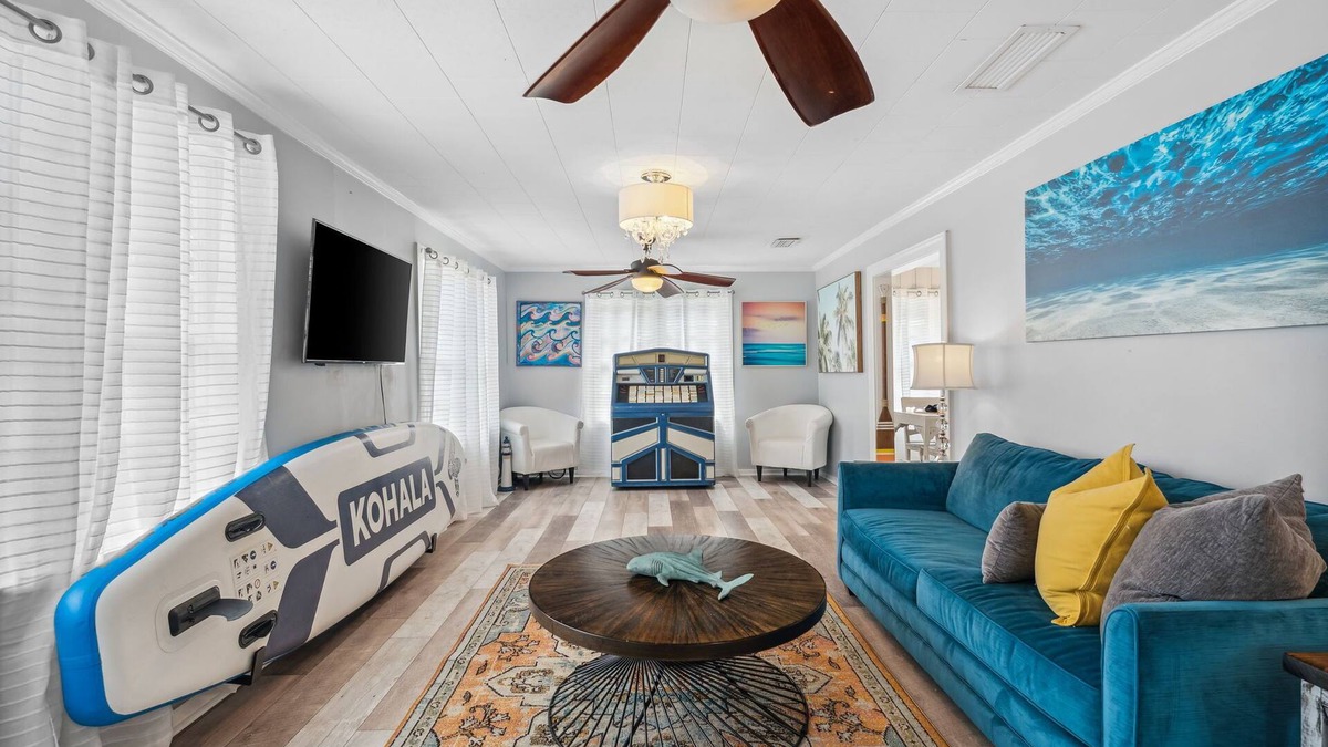 Riviera Beach House | Charming 2-bedroom house in Panama City Beach, Walk to Beach!