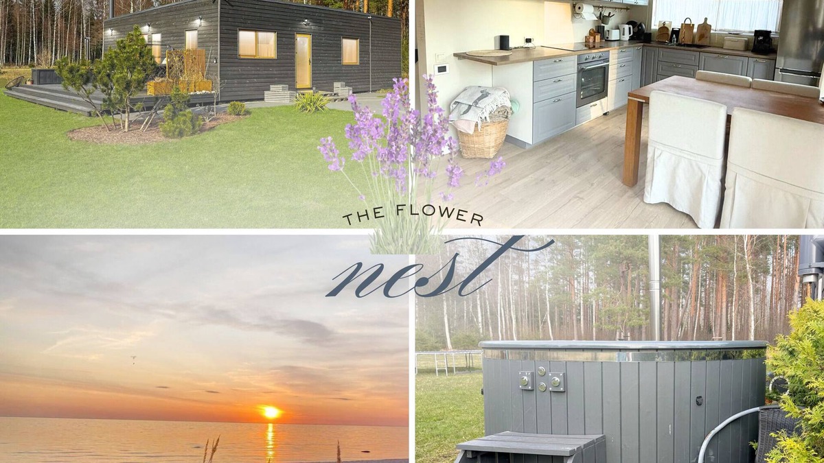 Skulte House | Charming 2-bedroom house with WiFi, AC in lovely Zvejniekciems
