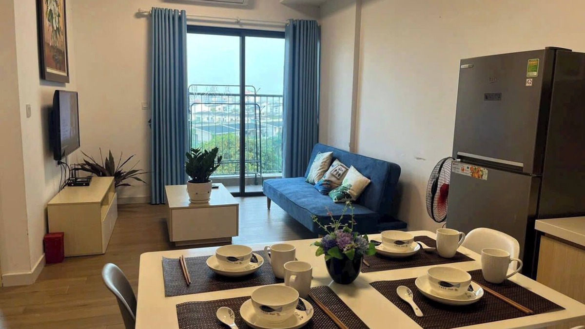 Hung Yen Apartment | Charming 2-bedroom apartment with AC, WiFi in pleasant Hung Yen