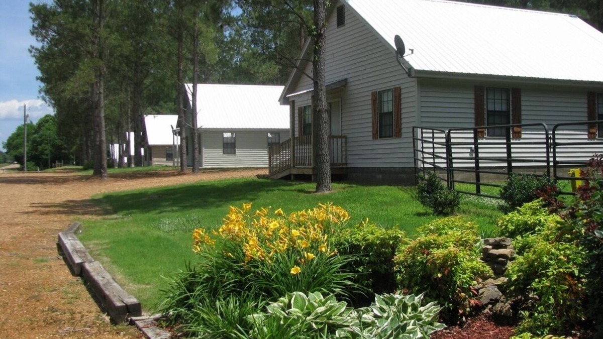 Sardis Cabin | Charming 2-bedroom cabin with AC just 3 miles from Sardis lake.