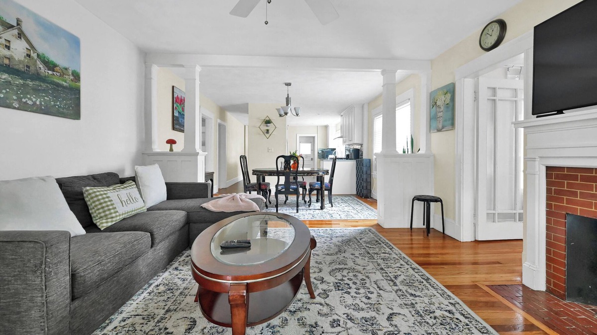 Watertown Apartment | Charming 2-Bedroom + Office Apartment in Watertown + WiFi & Parking