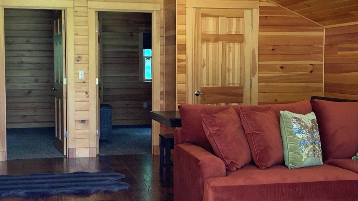 Island Falls Apartment | Charming 2-bedroom apartment above garage in Island Falls.