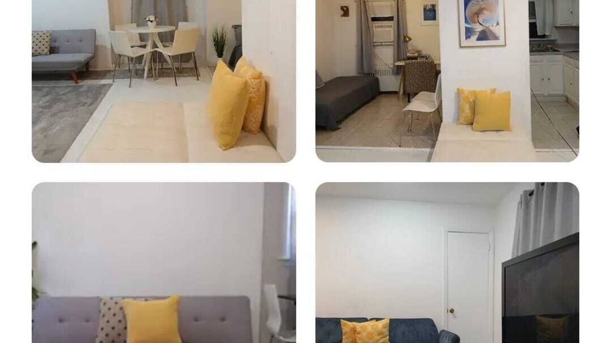 North Bergen Apartment | Charming 2-bedroom apartment i close to NYC, sleeps 7, w wify, parking , kitchen
