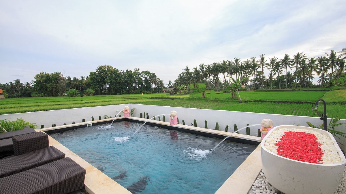 Pengosekan Villa | Charming 2-bedroom villa in enchanting Bali with ricepaddy view