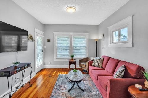 New Albany House | Charming 2BR Hot Tub Getaway home