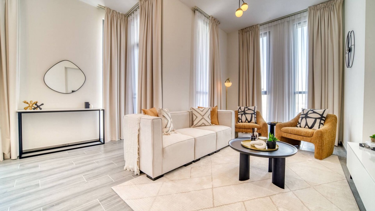 Dubai Production City Apartment | Charming 2BR w/Assistant’s Room at Mesk 1 Midtown Dubai Production City by Deluxe Holiday Homes