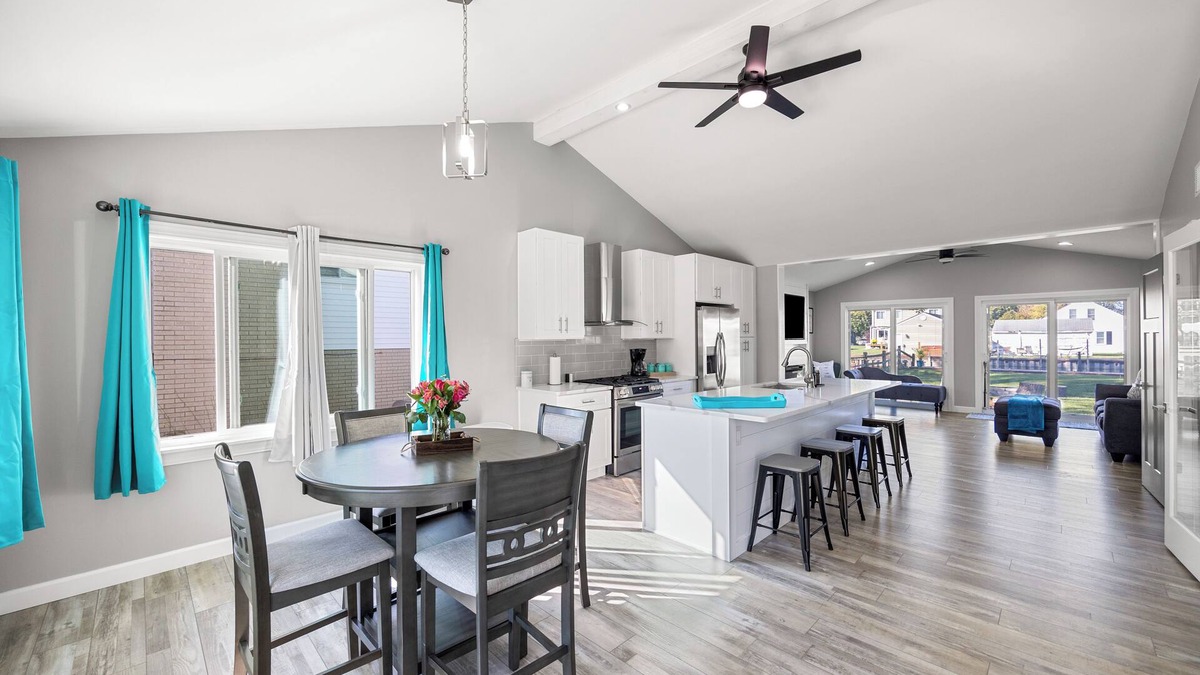 Harrison House | Charming 3-bedroom house on the Canal! Fireplace! Firepit! Pets Welcome!