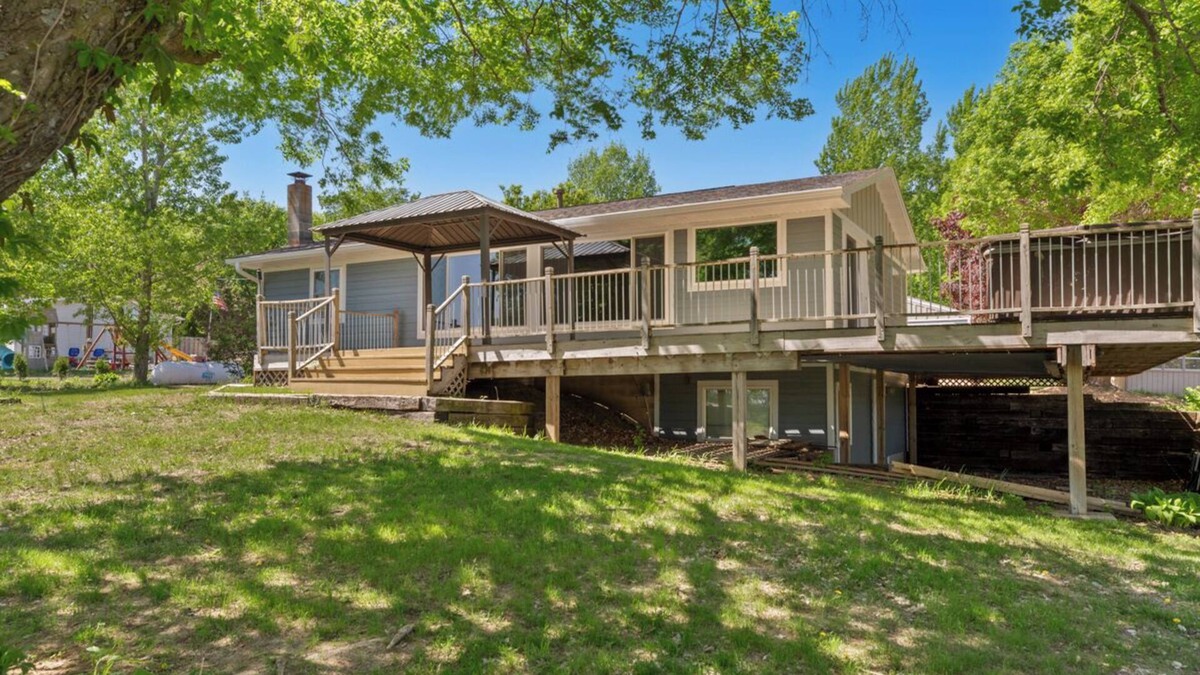 Webster House | Charming 3-bedroom Lake House with dock, hot tub, AC in delightful Waterville