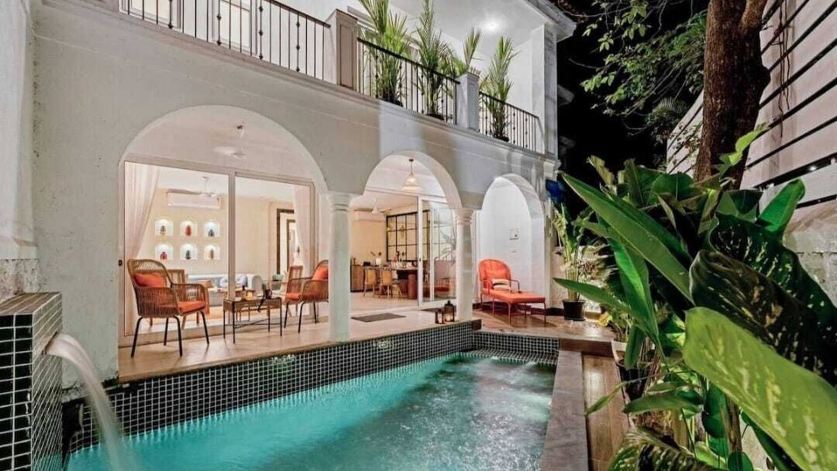 Assagao House | Charming 3-bedroom villa in Assagao with private pool, jacuzzi & a snooker table