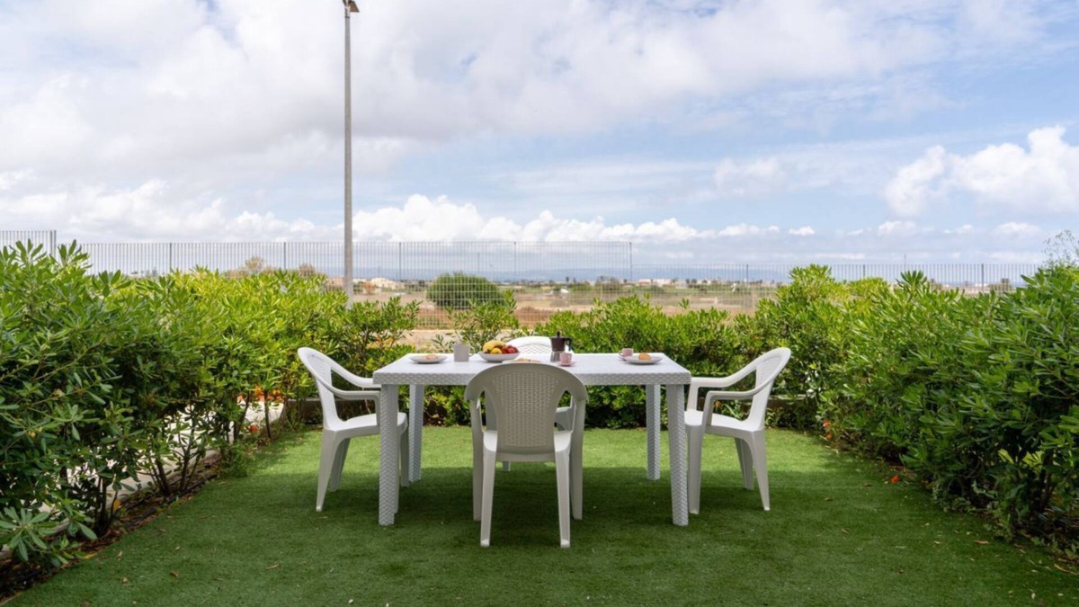 Pachino Apartment | Charming 75 sqm seaview apartment on two levels, for 5 people, located inside the renowned Borgo 84 residence, equipped with swimming pool and cycle path. The property is located just 3 km from the center of Marzamemi, one of the most fascinating seaside