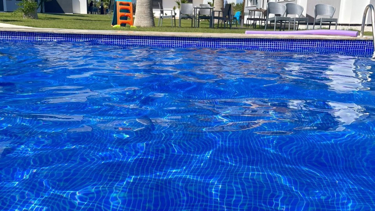 Bouficha Apartment | Charming app. S+2 modern, ground floor, furnished with pool access & mountain view